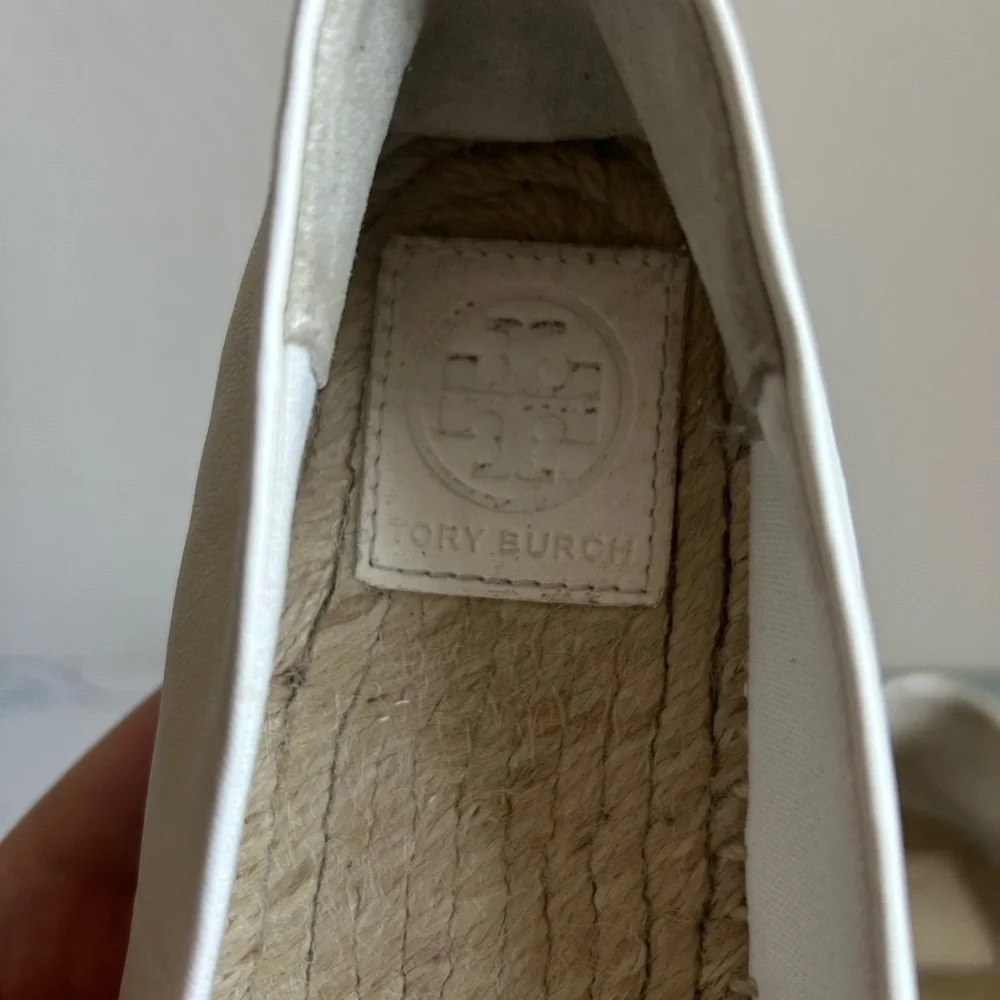 Tory Burch Color block Cap Toe Espadrille Flats